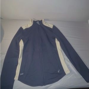 Sports workout tight zip jacket